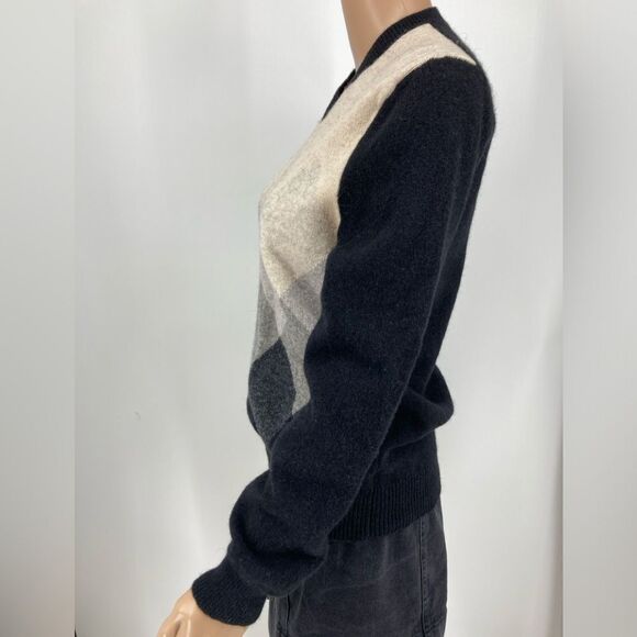 Express 100% Lams Wool Argyle Women’s Sweater S - Picture 4 of 6